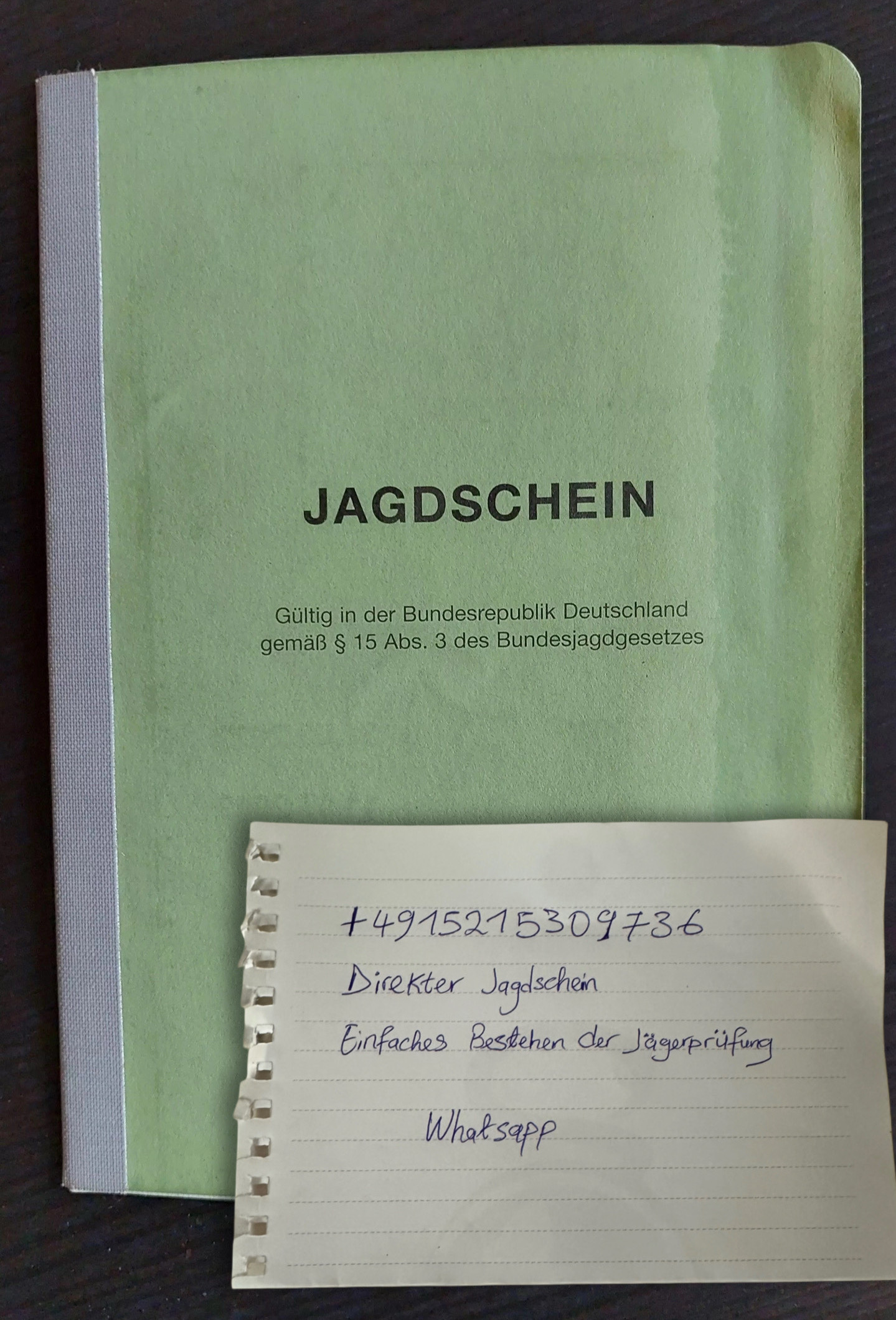 Jagdschein online kaufen